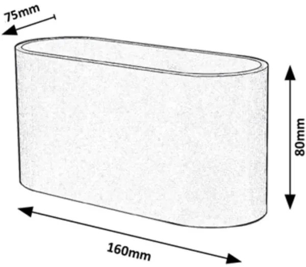 Rabalux 7023 - Applique KAUNAS 1xG9/10W/230V nera