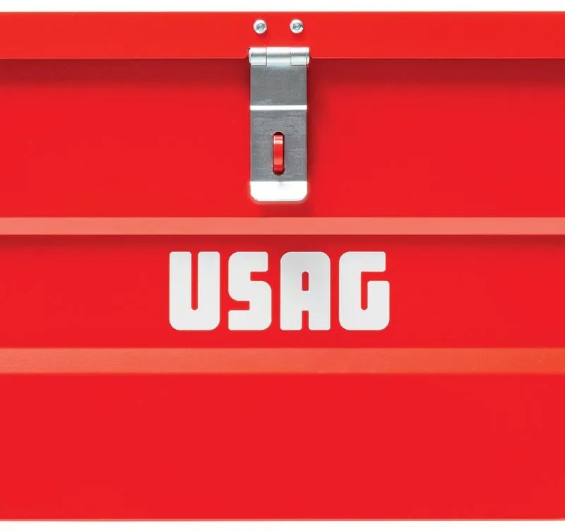 Baule da cantiere USAG Baule in acciaio porta utensili in acciaio  L 85 x P 35 x H 35 cm