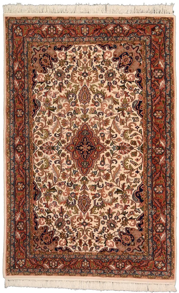 Tabriz Tappeto orientale 120x180 Beige (Indian) Annodato A Mano