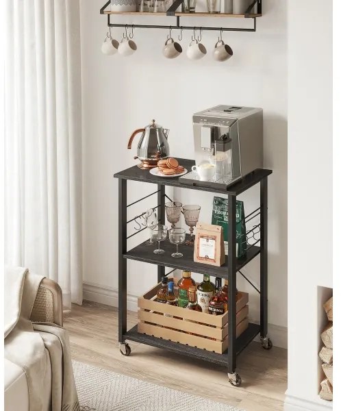 Tavolino da servizio MARGE nero