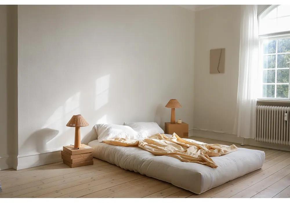 Divano letto in lino beige 140 cm Hippo - Karup Design