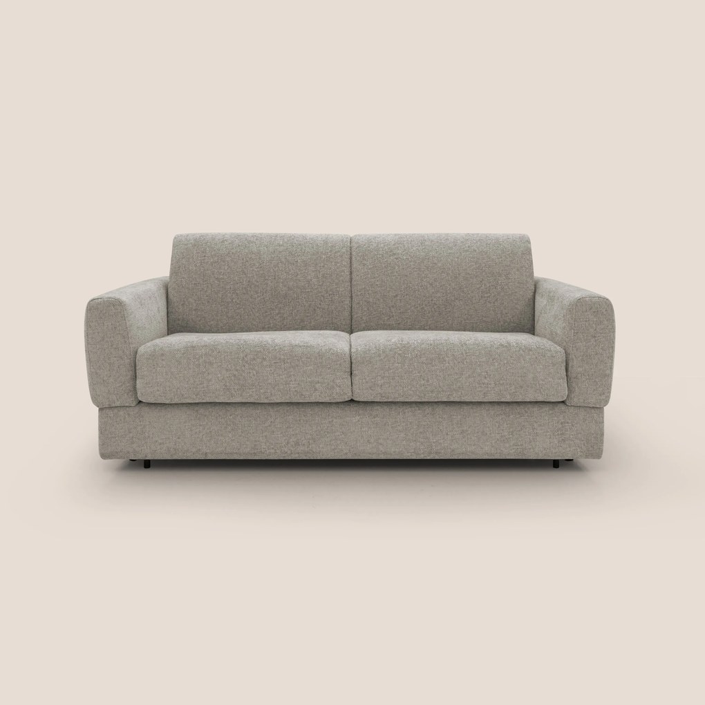 Happy Divano letto matrimoniale con materasso h18 cm in tessuto impermeabile T10
