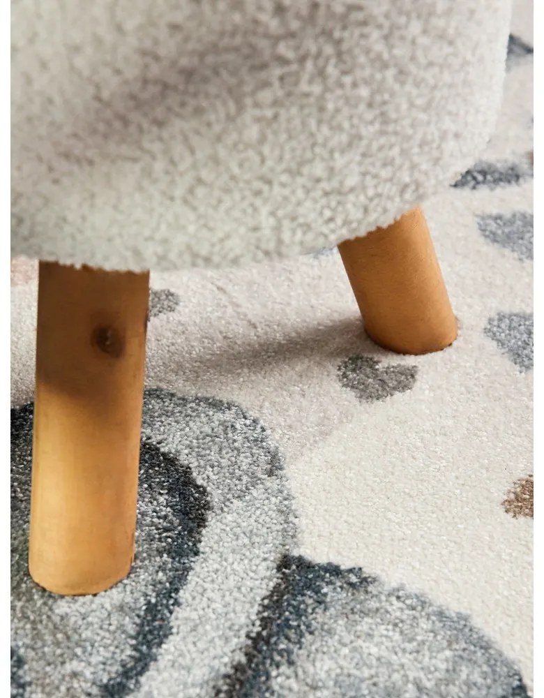 Tappeto per bambini crema 160x230 cm Walk like an Elephant Rainy Party - Villeroy&amp;Boch