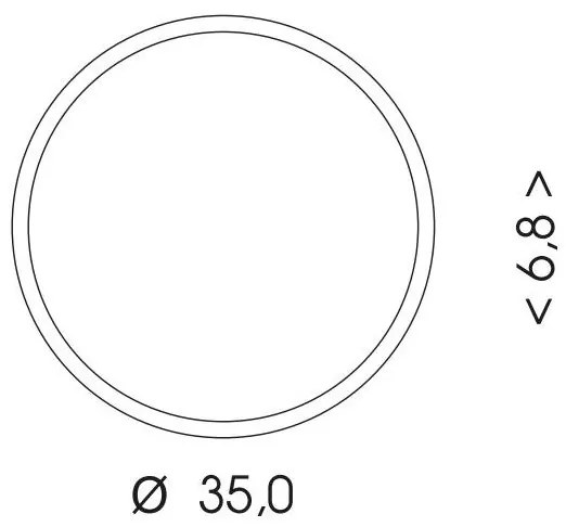 Ecolite WMAT350-25W/BI - Plafoniera LED MARTIN LED/25W/230V IP65 bianco