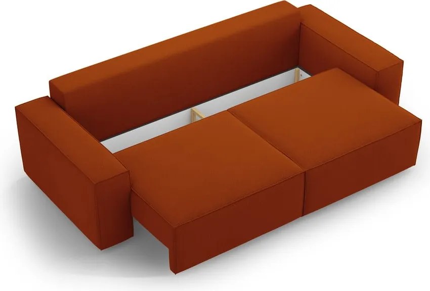 Divano letto color mattone 247 cm Jodie - Micadoni Home