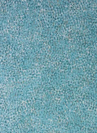 Tapete Tesserae von Osborne & Little - Aqua/ Peacock/ Gilver