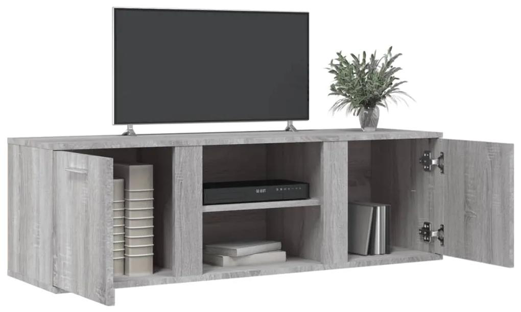 Mobile porta tv grigio sonoma 120x34x37 cm in legno multistrato