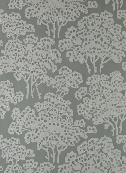 Farrow & Ball Carta da parati Hornbeam - Pigeon/ Mizzle/ Silver