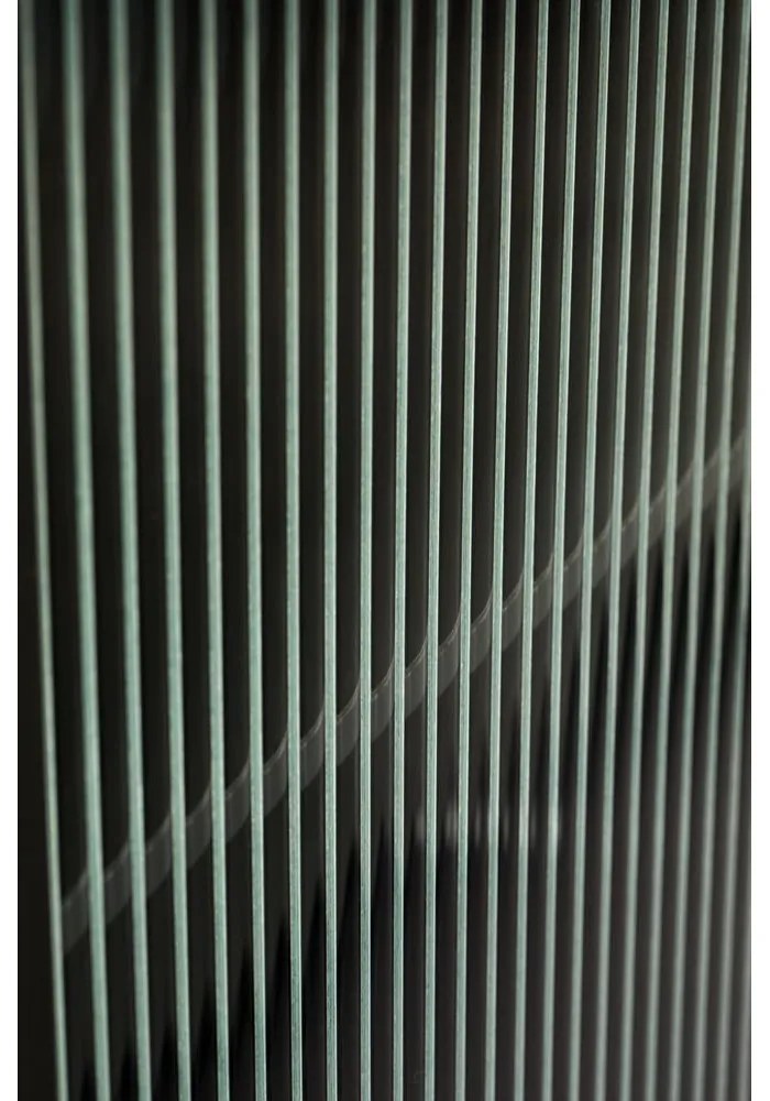 Vetrina in metallo nero 150x80 cm Boli - Dutchbone