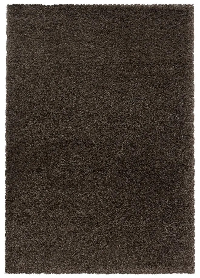 Tappeto marrone scuro 60x110 cm Fluffy - Ayyildiz Carpets