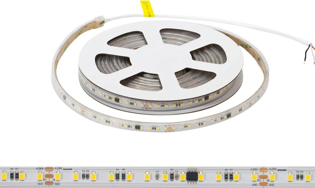 Striscia LED Digitale 24V 12W/m RUNNING Professionale IP65 - 5 metri