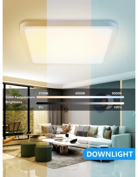 Immax NEO 07168-W40-LED RGB+CCT Lampada dimmerabile 50W/230V Wi-Fi Tuya white+TC