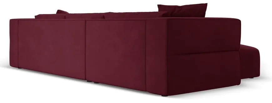Divano angolare bordeaux, angolo sinistro Esther - Milo Casa