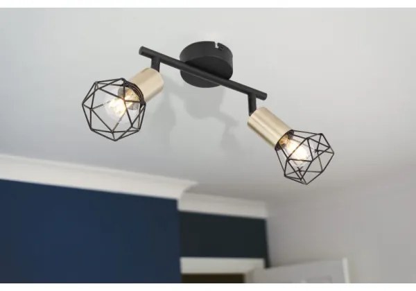 Globo 54802S-2AB - Faretto XARA 2xE14/40W/230V