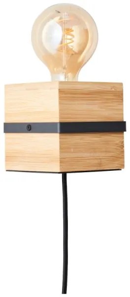 Brilliant - Applique BENNY 1xE27/40W/230V bambù