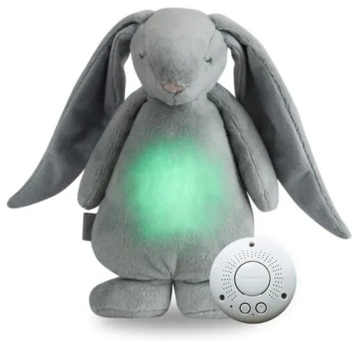 Moonie - Amico di coccole con una melodia e luce coniglietto argento
