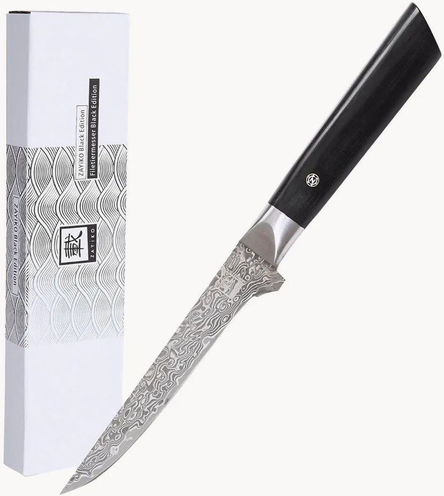 Coltello da disosso in damasco Zayiko Black Edition
