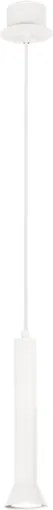 Lampada a sospensione in metallo verniciato Bianco LILA Piccolo D6,6 cm