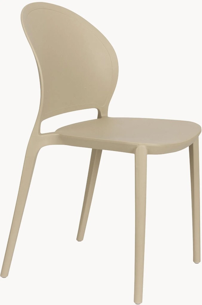 Set di 4 sedie da giardino impilabili Sjoerd