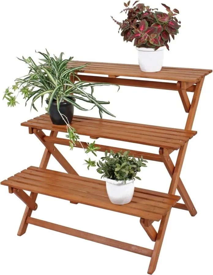 Supporto per vaso in eucalipto Ordeble Cambria - Garden Pleasure