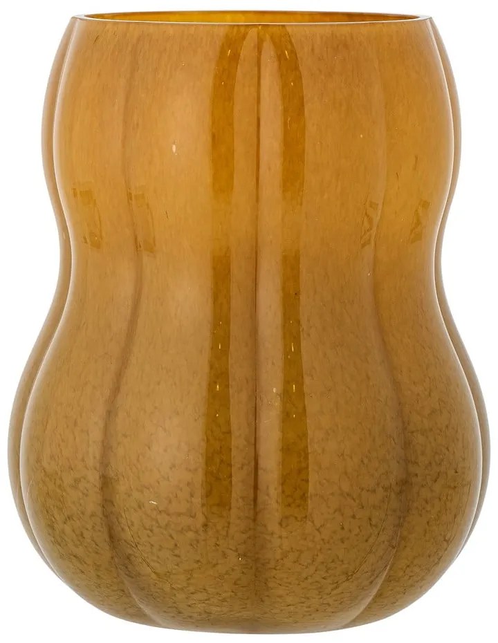 Vaso in vetro marrone fatto a mano (altezza 20 cm) Pumpkin - Bloomingville