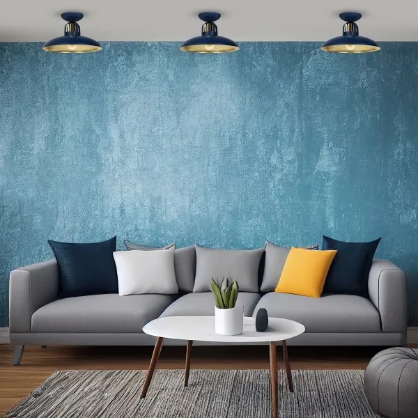 Brilagi - LED Lampadario a plafone FLAMENGO 1xE27/60W/230V blu