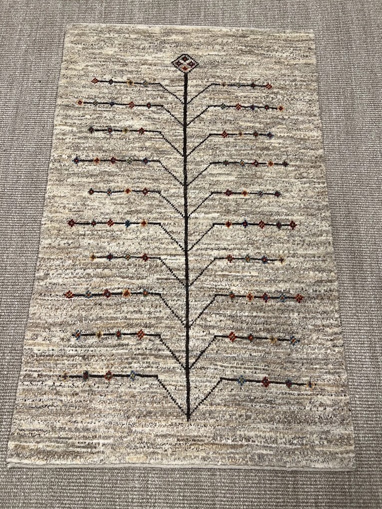 Gabbeh Tappeto 130x80 Marrone (Iran) Annodato A Mano