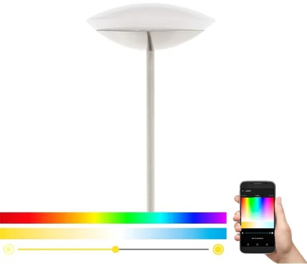 Eglo 33325 - Lampada da terra LED RGBW dimmerabile FRATTINA-C 1xLED/18W/230V cromo opaco