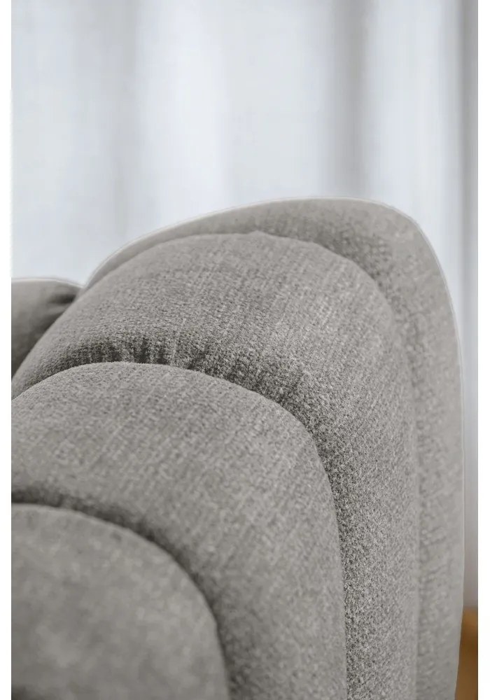 Divano angolare grigio chiaro (con penisola a destra/a U) Shell – Miuform