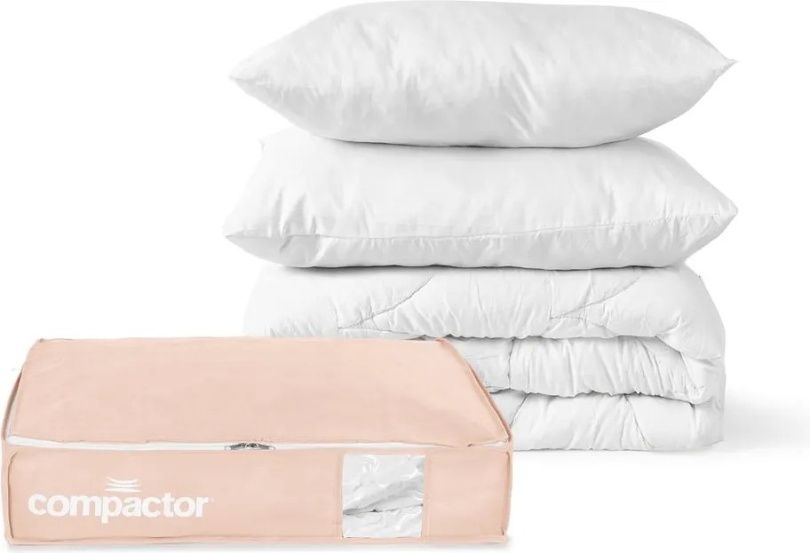 Organizer per sottoletto sottovuoto in plastica 65x45x15,5 cm Pink Edition – Compactor