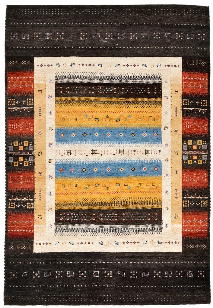Loribaft Tappeto 210 x 140 (Indian) Annodato A Mano