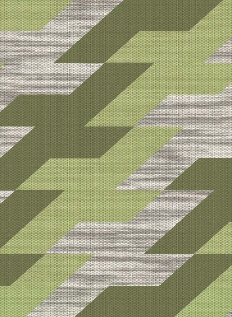 Arte Carta da parati String - Pistachio