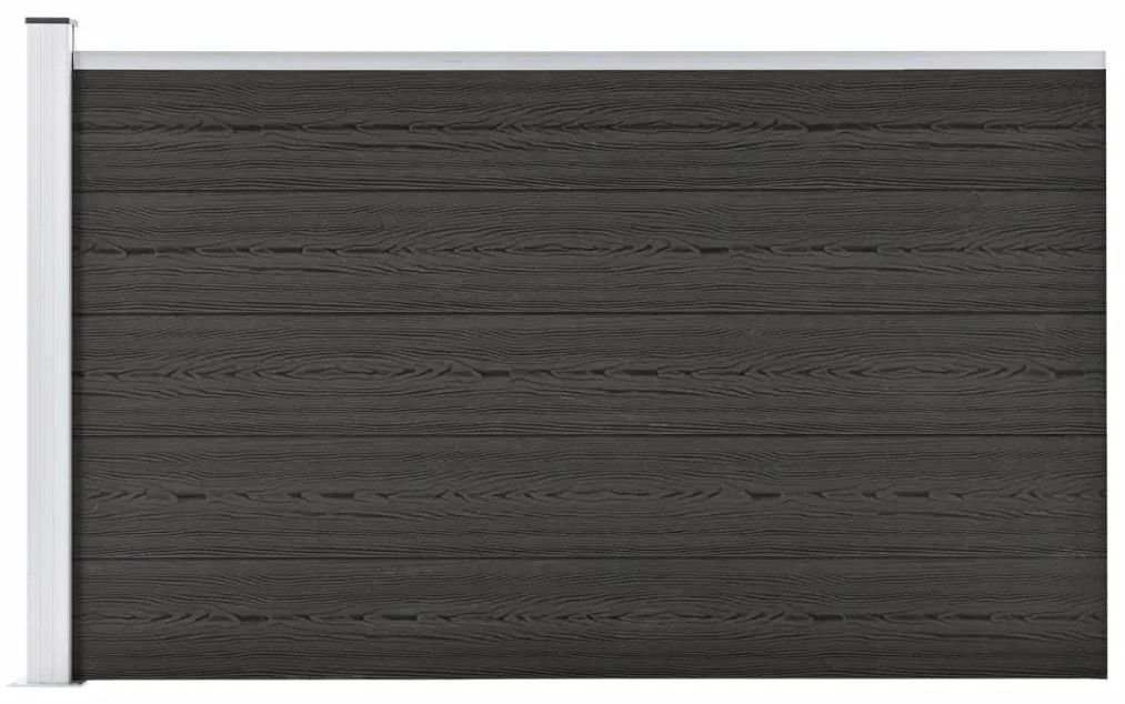 Pannello Di Recinzione İn Wpc 175x105 Cm Grigio /