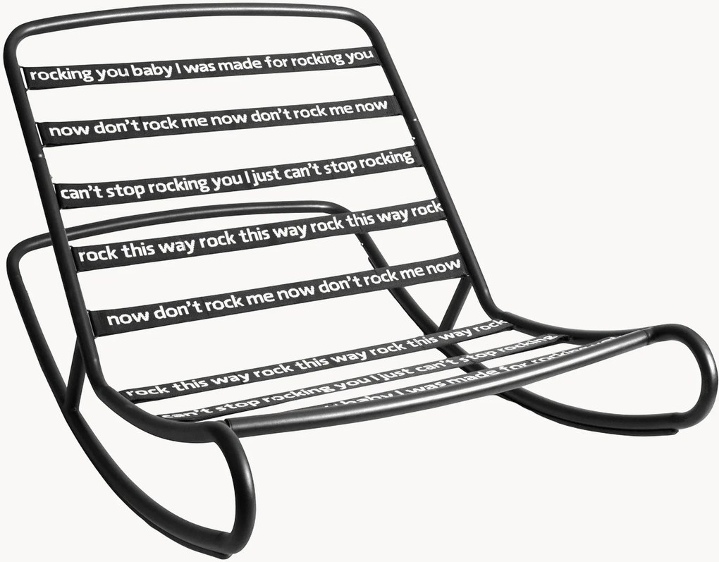 Sedia a dondolo da giardino Rock'n Roll