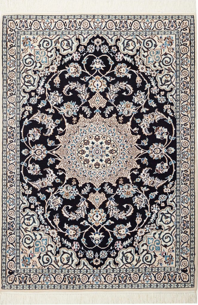 Nain Tappeto persiano 90x130 (Iran) Annodato A Mano