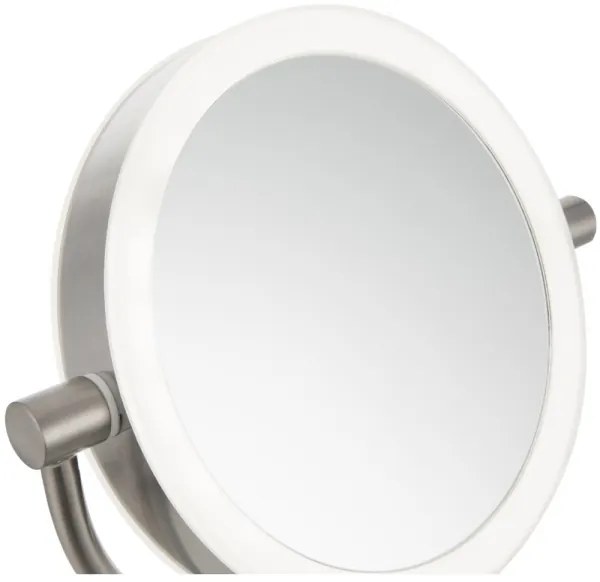 Sencor - Specchio cosmetico con retroilluminazione a LED LED/5W/230V acciaio inossidabile