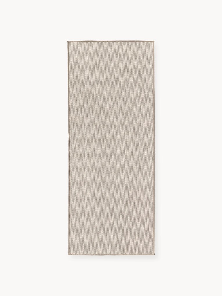 Tappeto da interno-esterno reversibile con motivo zigzag Cort