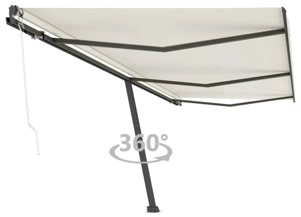Tenda Da Sole Autoportante Automatica 600x300 Cm Crema /