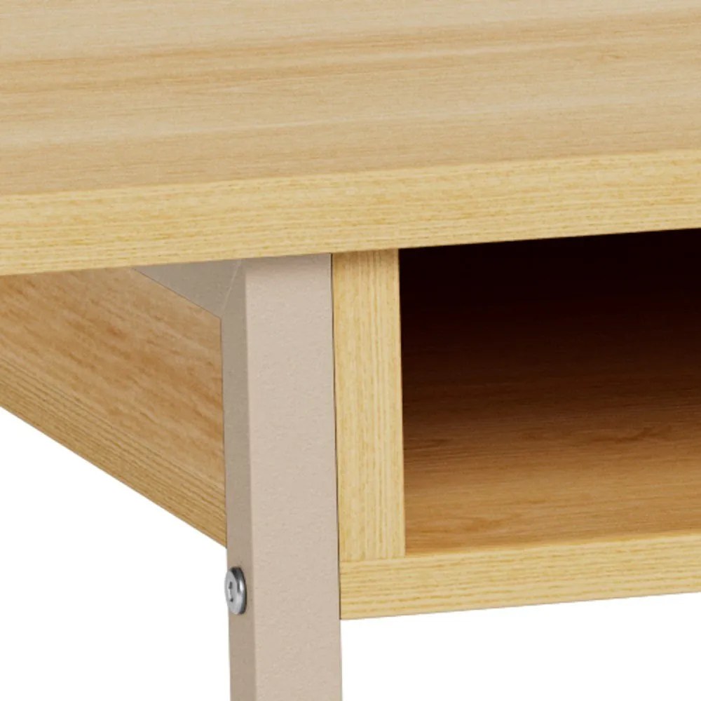 Tavolo consolle di colore naturale con effetto rovere 40x140 cm Darlington – Actona