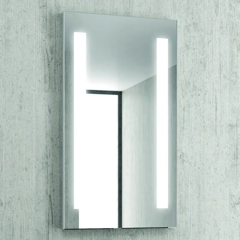 Specchio bagno rettangolare 50x90cm a led KAM-1392 - KAMALU