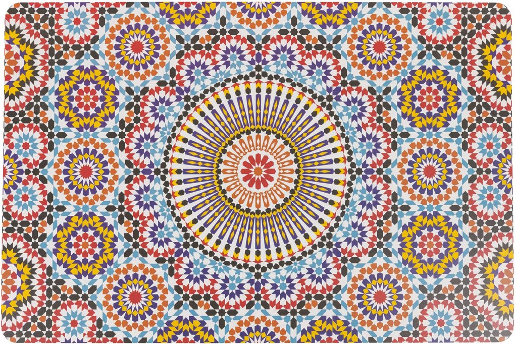 Set 6 Tovagliette Rettangolare Double Face VdE Tivoli 1996 Marrakech...