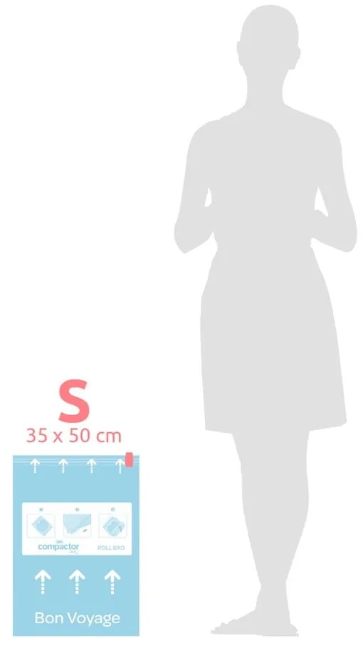 Sacchetti per il vuoto in set da 4 pezzi Roll Up S - Compactor