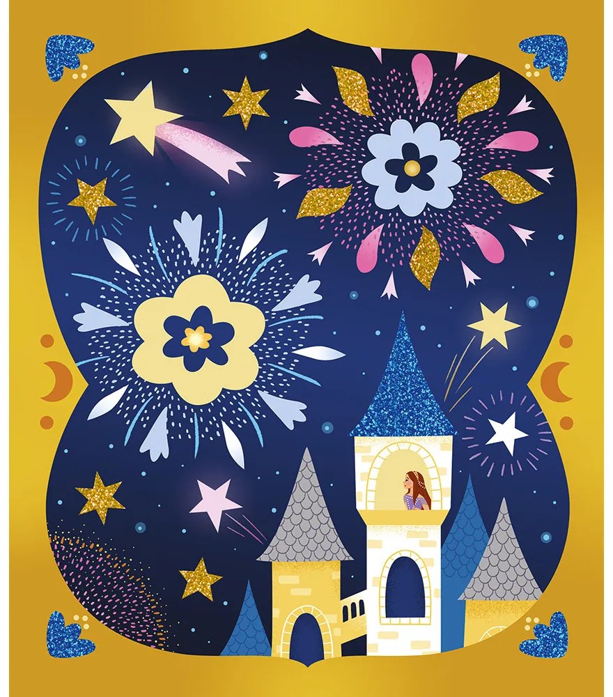 Sabbia fosforescente e glitter « Notte magica »