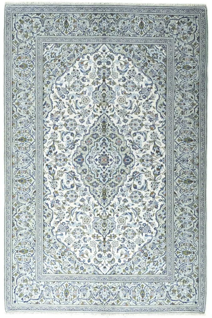 Kashan Tappeto 300x200 Rosso (Iran) Annodato A Mano