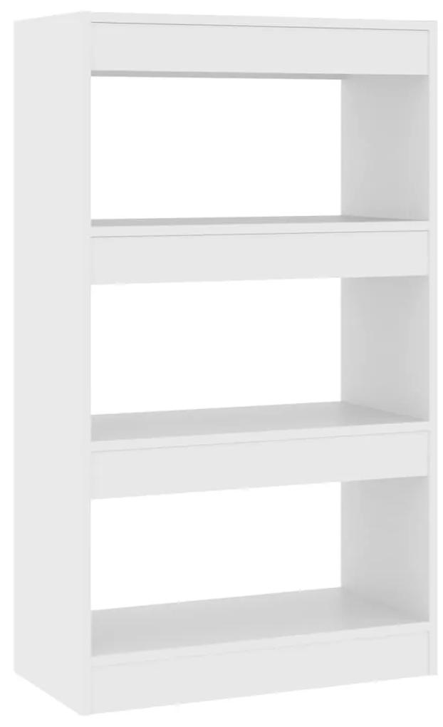 Libreria/divisorio bianco 60x30x103 cm in truciolato