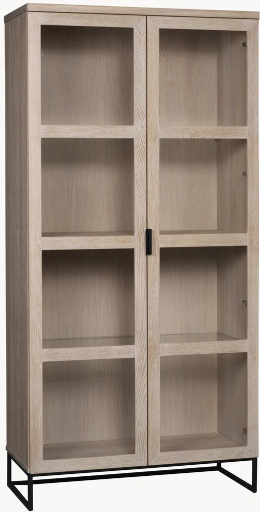 Vetrina in legno di quercia Everett
