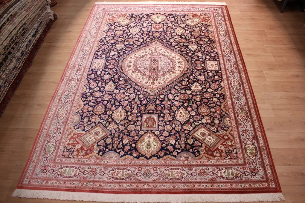 Ghom Tappeto persiano 350 x 250 (Iran) Annodato A Mano