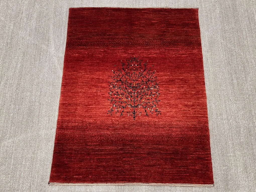 Loribaft Tappeto 130x100 Rosso (Iran) Annodato A Mano