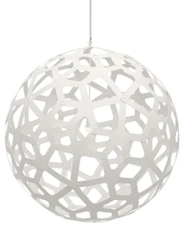 David Trubridge - Coral Lampada a Sospensione Ø120 Bianco 2 Lati David Trubridge