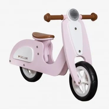 Motocicletta in legno Vespi Kids Rosa - Sklum